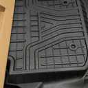 LASFIT Floor Mats and Cargo Liner for Honda CR-V 2023 2024 2025 2026 (Include Hybrid Models), All Weather TPE Car Trunk Mat (Upper Position), 1st & 2nd Row & Trunk Liner Full Set Black