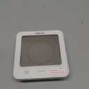 Waterproof Bathroom Wall Clock and Timer, Digital Water Resistant Hanging Timer for Shower, Large Display Kitchen Cooking Countdown Timers, Mirror Suction Clock with Temperature Humidity Meter (White)