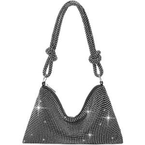 GEMIU Evening Bag Sparkle Purses for Women, Rhinestone Clutch Purse for Women Dressy Sequin Purse