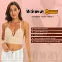 Low Back Bras for Women-(Nude, 36C)