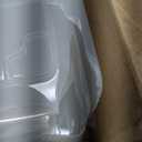 IRIS USA WeatherPro 31 Qt Storage Bins with Lids, 6 Pack, BPA-Free Plastic Gasket Box with Tight Latch and Seal, Stackable Nestable Tote Tub - Clear/Black