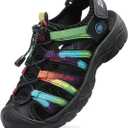 ziitop Womens Hiking Sandals Closed Toe Summer Outdoor Adventurous Beach Sandals Lace Adjustable Double Buckle Water Shoes
 Size 44