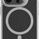 Ghostek KickCam iPhone 15 Pro Case with Camera Kickstand and Compatible with Apple MagSafe, Shockproof Protective Phone Cover (6.1 Inch, White)