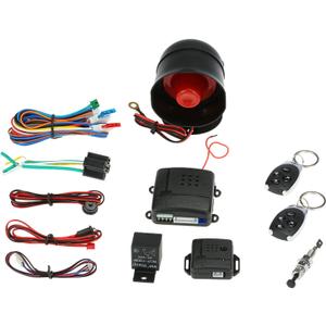 Universal 12V Auto Car Alarm Car Vehicle Security System Burglar Alarm Protection Anti-Theft System 2 Remote