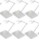 Migaven Action Figure Stand, 10pcs Assembly Action Figure Display Holder Base Doll Model Support Display Stand Compatible with HG RG SD SHF Gundam 1/144 Toy Clear