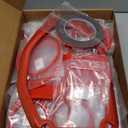 23PCS Full Set Interior Decoration Trim Kit for Jeep Wrangler JL JLU Gladiator JT 2018-2023 Steering Wheel Door Handle Air Conditioning Vent Cup Holder Reading Light Headlight Switch Gear Cover (Red)