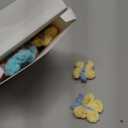 FREEBLOSS 18Pcs Crochet Butterfly Applique Handmade Crocheted Butterfly Embellishments Colorful Sew On Patches Crochet Knitted Handmade Applique for Clothes, Bags Arts Crafts DIY Decor 1.38''