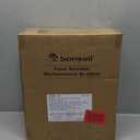 Bonsaii 12-Sheet Cross Cut Paper Shredder, 5.5 Gal Home Office Heavy Duty Shredder for Paper, Credit Card, Mail, Staples, with Transparent Window, High Security Level P-4 (C275-A)