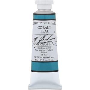 M. Graham & Co. GRM-11-097 Oil Paint, Cobalt Teal