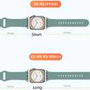 Maledan 6 Pack Bands Compatible for Apple Watch Band 38mm 40mm 41mm 42mm 44mm 45mm 46mm 49mm Women Men, Soft Silicone Sport Band Strap for iWatch Apple Watch Series 11 10 9 8 7 6 5 4 3 2 1 SE Ultra
