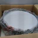 Antique Brass Ceiling Light Fixture in Drum Shape, 12.5 Semi Flush Mount Stained Tiffany Lamp with Mable Green Glass, 3 Light Round Ceiling Hanging Lighting for Foyer Hallway Bedroom Kitchen