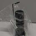 Incense Holder for Sticks,Incense Burner Holder,Modern Incense Holder for Stick with Glass Ash Catcher,Insence-Stick Holder [Anti-Ash Flying] for Yoga Spa (Upside Down Full Black)