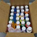 Shuttle Art Acrylic Paint, 36 Colors Acrylic Paint Set with Brushes & Palette, 2oz/60ml Bottles, Rich Pigments Non-toxic for Artists Kids & Adults, Painting on Canvas Rocks Ceramic Wood (Regular)