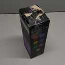 Merkury Touch Metal Lamp W RGB LEDs BK