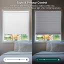 CHICOLOGY Cellular Shades Cordless Honeycomb Blinds, Blackout or Light Filtering Window Shades for Home, Bedroom, Living Room, Kitchen, Office & Door Windows Morning Mist, 54" W x 72" H