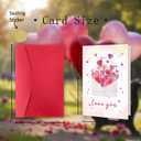 2 x Romantic Valentines Day Cards Gifts for Him Her, Sweet Valentines Day Card Gift for Husband Wife Boyfriend Girlfriend, Thank You for Being Mine. (V2525)