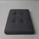 ALASDO Storage Ottoman Footrest Stool Small Ottoman with Storage Foldable Ottomans Foot Rest Footstool Bench for Living Room 17x13x13inches Grey
