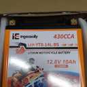 Lithium Motorcycle Battery 430CCA 12.8V 10ah