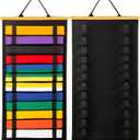 12 Belts Karate Belt Display Rack, Felt Taekwondo Belt Display, Martial Art Belt Display Holder for Martial Art Learner