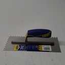 QEP Comfort Grip Stainless Steel Trowel Square Notch 1/4" x 1/4" x 1/4"