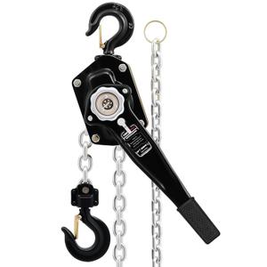 CREWORKS Lever Chain Hoist, 3 Ton 6600 lb Capacity 20 ft Manual Chain Hoist with G80 Galvanized Chain & Swivel Hooks, Heavy Duty Manual Lever Hoist for Construction Warehouse Automotive Factory