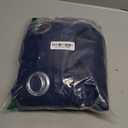 MIULEE Navy Blue Blackout Curtains for Bedroom Living Room 63 Inches Long 2 Panels, Thermal Insulated Room Darkening Drapes Solid Grommet Noise Reducing Light Blocking Window Treatments 40x63 Inch