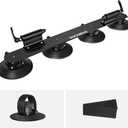 ROCKBROS Suction Cup Bike Rack for Car Roof Top Sucker Bike Rack Quick Release Aluminium Alloy Bike Carrier with Sucker for 2 Bike