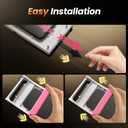 3 x Hoerrye Screen Protector for iPhone 17 Pro - [HD Clear][Easy Installation] Case Friendly,Tempered Glass 9H Hardness Shatterproof,Anti Fingerprint,Bubble Free,2 Pack