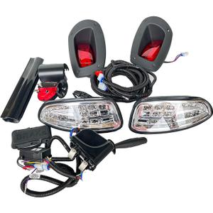 Dr.Acces Golf Cart light Compatible EZGO RXV Complete ultimate LED Light Kit with Turn Signals, Hazard Flasher, Horn and Brake fits Fits RXV Gas & Electric 2008-2015 Golf Cart