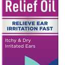 Hyland's Dry Ear Relief Oil, Relieve Ear Irritation Fast, for Itchy and Dry Irritated Ears, Ages 2 and up, Day and Night Drops, 0.5 Ounce