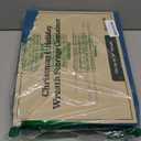 Hearth & Harbor Wreath Storage Container - Hard Shell Christmas Wreath Storage Bag with Interior Pockets, Dual Zipper and Handles - 30"