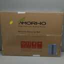 Amorho 22x30 Inch Bathroom Mirror Silver, Thick Metal Framed Wall Mirrors for Over Sink, Brushed Nickel Mirror Perfect for Bedroom, Living Room, Entryway, Rectangle (Horizontal/Vertical).