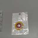 X AUTOHAUX Engine Start Stop Button Cover Kit One Click Push Start Button Trim Sticker for Land Rover Discovery for Range Rover Sport Silver Tone