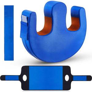 TrelaCo 2 Pcs Bedridden Patient Turning Device Set, Including 1 Turning Pillow and 1 Turning Belt, Prevent Muscle Atrophy for Elderly Seniors Disability Prevention Bed Sore Aid Care(Blue) (Blue)