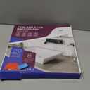 Peel and Stick Backsplash Tile for Kitchen Wall, 12 x 12 Stick On Backsplash Bundle Set with Wallpaper Smoothing Tool Kits for Kitchen or Bathroom with 3D Glass Tile Looks (20-sheet Pack, Classy White)