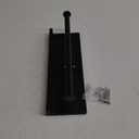 Double Roll Toilet Paper Holder with Shelf Solid Brass and Superior Hotel Style Tissue Dispenser Spared Storage Matte Black Finish