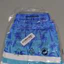 OlyPegic Boys Swim Trunks Bathing Suit Boys Swimsuit Swim Shorts Swimwear Quick Dry Swim Trunks Kids Beach Board Shorts (8-9 Years, Blue Coconut Tree)