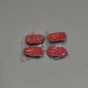 Waterproof Silicone Case Holder with Adhesive Sticker for Galaxy SmartTag2, 4 Pack Hidden GPS Tracker Stick on Mount Protection Cover for Wallet, Luggage, Car, Bike, Remote Control Drone