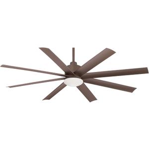 MINKA-AIRE F888L-ORB Slipstream 65 Inch Outdoor Ceiling Fan with Dimmable LED Light and DC Motor in Oil Rubbed Bronze Finish