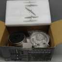 Electric Spice and Nut Grinders - 3 Stainless Steel Blades, 1 Filter, 1 Brush - 500W Grinder for Kitchen Dry Use (Black)