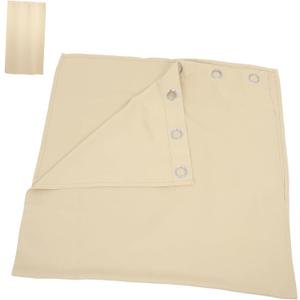 Blackout Curtains Blackout Window Curtain Bedroom Decor Blinds for Window Kitchen Sink Curtains for Windows Curtain Valances for Bathroom Windows Polyester Beige