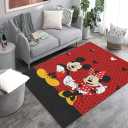 PooBa Cute Mouse Area Rug Cartoon Anime Popular Rug Movie Cartoon Character Carpet for Livingroom Child Room Bedroom Playroom Home Decor Floor Mat 5' x 7'