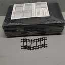 7 code Thicken & Sturdy Clear Shoe Storage Organizer with Magnetic Door, Stackable Boxes for Closet, Foldable Shoe Rack for Sneaker Boot Container, Plastic Shoe Cabinet Shoe Box 6 Pack, Black