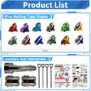 Battle Spinning Top Set with 12 Colorful Tops, Launchers and Accessories, Combat Game Collection