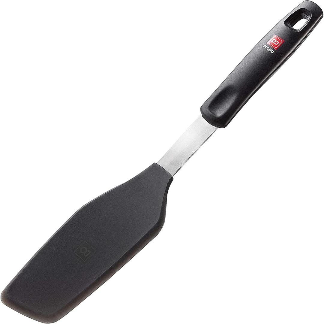 DI ORO Omelette Spatula - Silicone Egg Spatula Turner for Nonstick Cookware - Thin & Flexible BPA Free 600F Heat-Resistant for Cooking & Baking - Omelet Flipper Dishwasher Safe
