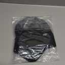 Ear Protection Beanie Hats for Men & Women - Warm Winter Knit Hats for Outdoor Hiking, Skiing, Running, Dog Walking (Black With Fleece)