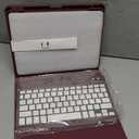 Harvopu Compatible for iPad Air 11 Inch/Air 5th 4th Generation Case with Keyboard - Folio Keyboard Cover with Pencil Holder for iPad Air 11-inch M3/M2 (2025/2024), Air 5/Air 4 (Mulberry)