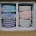 Selamica 8 OZ Ramekins Oven Safe, Creme Brulee Souffle Ramekins, Porcelain Pudding Custard Cups for Baking, Small Bowls for Ice Cream Dessert, Set of 6, Gradient Color