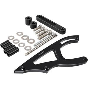 Bevinsee Power Steering Pump Mounting Bracket Compatible with Ford Small Block 289 & 302 Engines Passenger Cars 1964-1969 / Trucks 1964-1976 Black