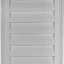 Ekena Millwork 18"W x 36"H x 2 1/4"P, Vertical Gable Vent Louver, Functional